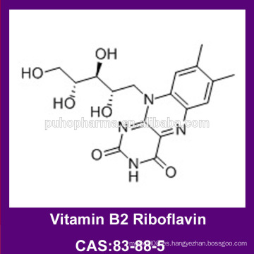 Vitamina B2 Riboflavina de alta pureza Fabricante Precio